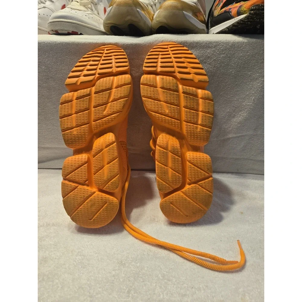 SIA Collective CU.02 Solar Orange Mens Size 10 Knit Chunky Sneakers